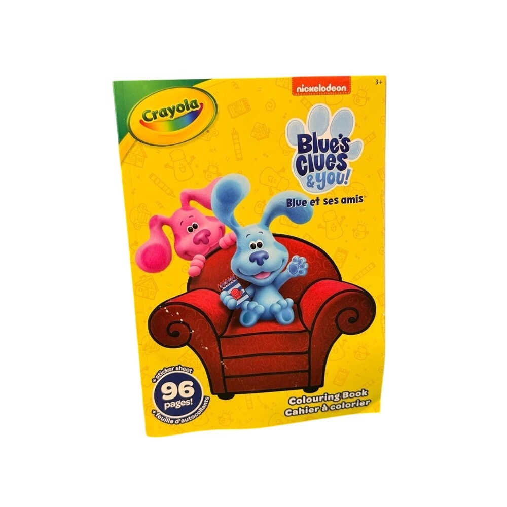 Crayola Blue's Clues & You! 96 Page Coloring Book with Sticker Sheet Nickelodeon